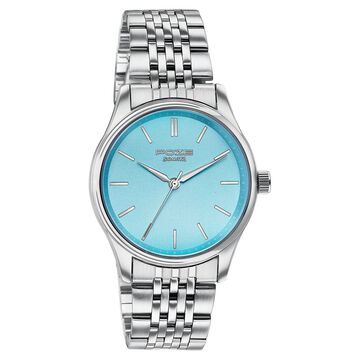 Sonata Poze Quartz Analog Blue Dial Silver Colour Stainless Steel Strap Watch For Men