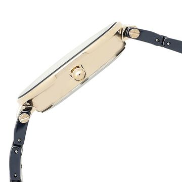 Anne Klein Quartz Analog Blue Dial Ceramic Strap Watch for Women
