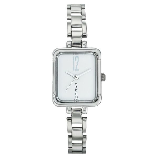 Titan Quartz Analog White Dial Watch for Women - image number 0