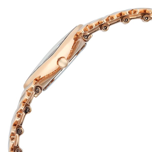 Titan Raga Chic Glam Quartz Analog Mother Of Pearl Dial Rose Gold Metal Strap Watch For Women - image number 3