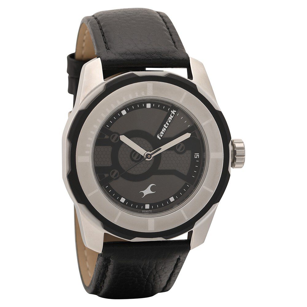 Fastrack mens top leather watches