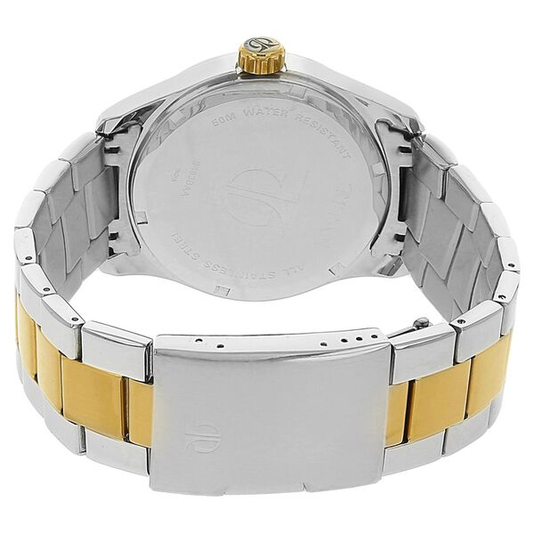 Titan Quartz Analog Champagne Dial Metal Strap Watch for Men - image number 3