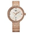 Fastrack Vyb Eclipse Quartz Analog Mother of Pearl Dial Rose Gold Color Metal Strap Watch For Girls - image number 1