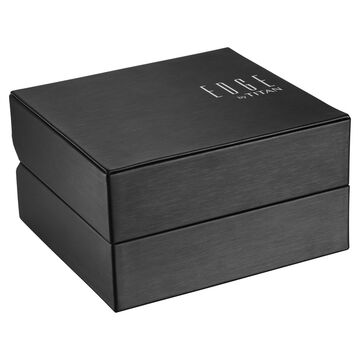 Titan Edge Pair Black Dial Analog Leather Strap watch for Couple