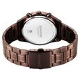 Sonata Multifunction Brown Dial Brown Metal Strap Watch For Men - image number 6