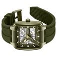 Kenneth Cole-Automatic Green Dial Green Silicone Strap Watch For Men - image number 4