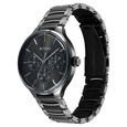 Titan Ceramic Fusion Multifunction Black Round Dial Two Toned Stainless Steel Strap Watch For Men - image number 3
