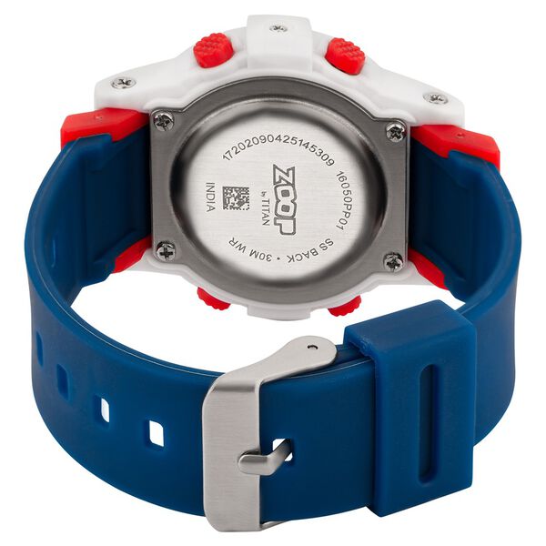 Zoop Digital Watch with White Case, Digital Dial & Blue Strap for Boys Kids, from House of Titan - image number 7