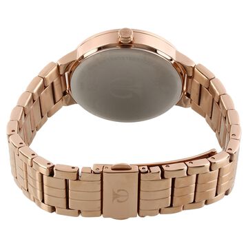 Titan Purple Quartz Multifunction Green Dial Golden Metal Strap Watch For Women