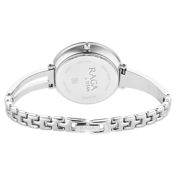 Titan Raga Viva Silver Dial Women Watch With Metal Strap - image number 5