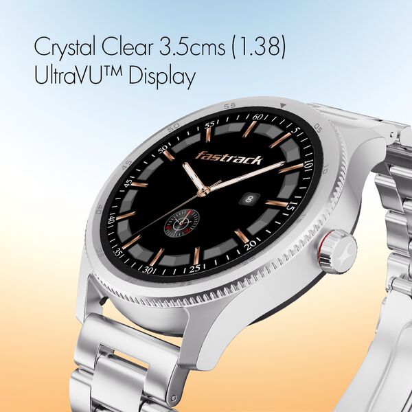 Fastrack Magnus FX1 Luxury Metal Smartwatch with High Definition 3.5 cm UltraVU Display, SingleSync BT Calling - image number 6