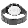 Titan Men's Metropolitan Luxe: Multifunction Mono black Dial with Two-Tone Stainless Steel Bracelet Watch - image number 4