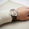 Titan Neo Arabic Analog with Day Date Beige Dial Brown Leather Strap Watch for Men - image number 7