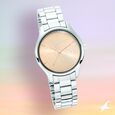 Fastrack Tripster Quartz Analog Rose Gold Dial Stainless Steel Strap Watch for Girls - image number 0