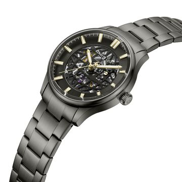 Kenneth Cole Automatic Automatic Grey Dial Grey Stainless Steel Strap Watch For Men