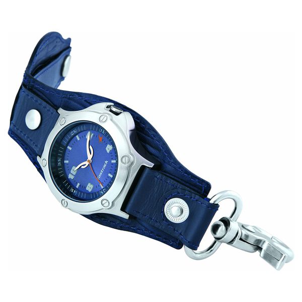Fastrack Quartz Analog Blue Dial Leather Strap Watch for Guys - image number 0
