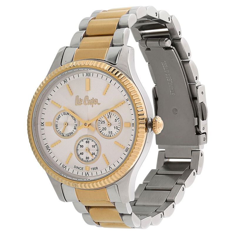 Lee Cooper Quartz Multifunction Silver Dial Metal Strap Watch for Women - image number 1