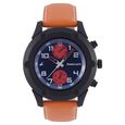 Fastrack Modular Quartz Analog Blue Dial Leather Strap Watch for Guys - image number 1