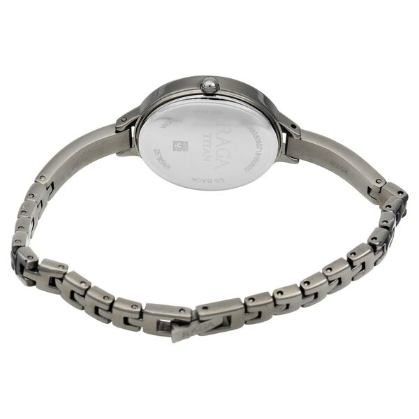 Titan Quartz Analog with Date Grey Dial Metal Strap Watch for Women - image number 3
