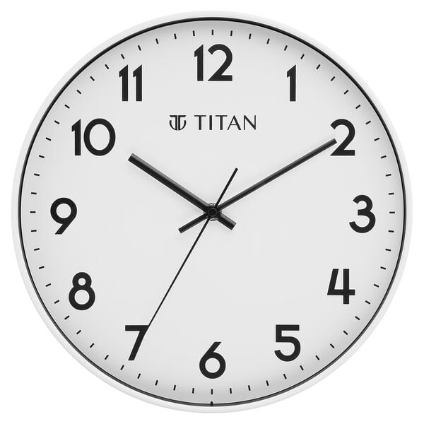Titan Wall Clock 30 cm White Silent - Image 6