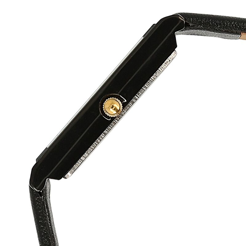 Titan Quartz Analog Black Dial Leather Strap Watch for Men - image number 2