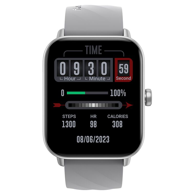 Fastrack Rider with 4.64 cm TFT LCD Display, SingleSync BT Calling Unisex Smart Watch with Grey Strap