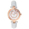 Titan Quartz Analog White Dial Leather Strap Watch for Women - image number 0