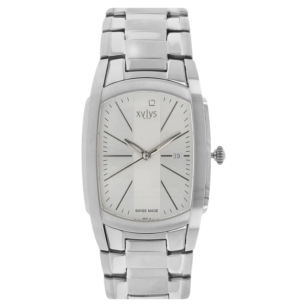 xx101 Buy Online Xylys Quartz Chronograph Black Dial Black Leather Strap