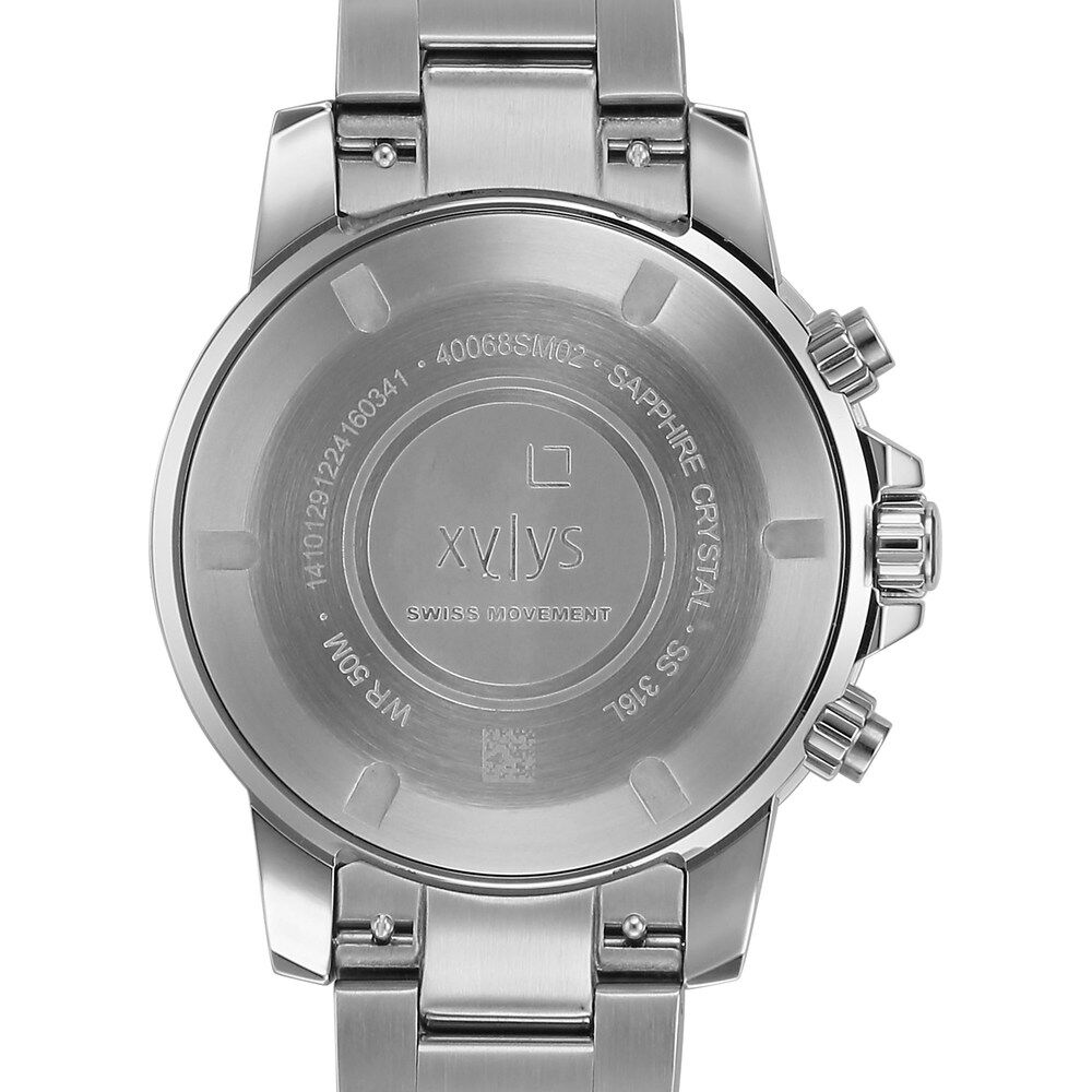 Buy Online Xylys Swiss Quartz Silver Dial Silver Stainless Steel