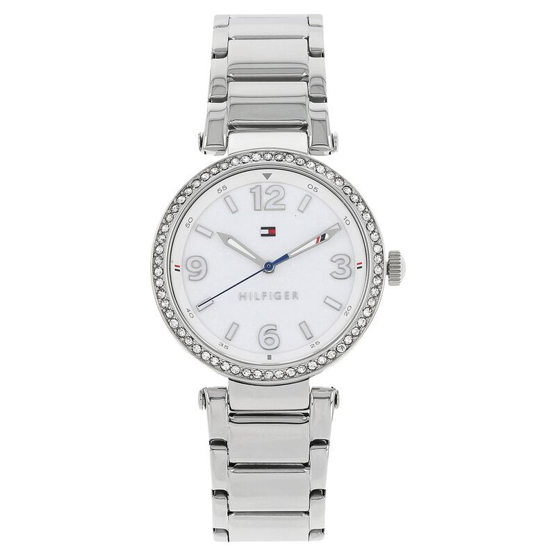 Tommy Hilfiger Quartz Analog White Dial Watch for Women