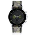 Fastrack Quartz Chronograph Black Dial Leather Strap Watch for Guys - image number 0