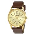 Sonata Quartz Analog Silver Dial Leather Strap Watch for Men