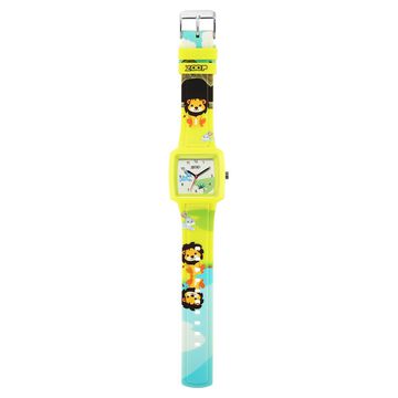 Zoop Analog Watch with White Dial & Multicoloured Strap for Girls Kids, from House of Titan