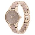 Anne Klein Quartz Analog Brown Dial Ceramic Strap Watch for Women - image number 2