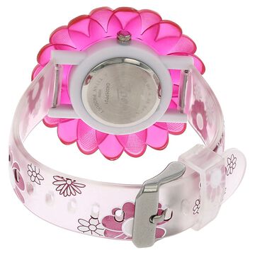 Zoop Analog Watch with Silver Dial & Multicoloured Strap for Girls Kids, from House of Titan