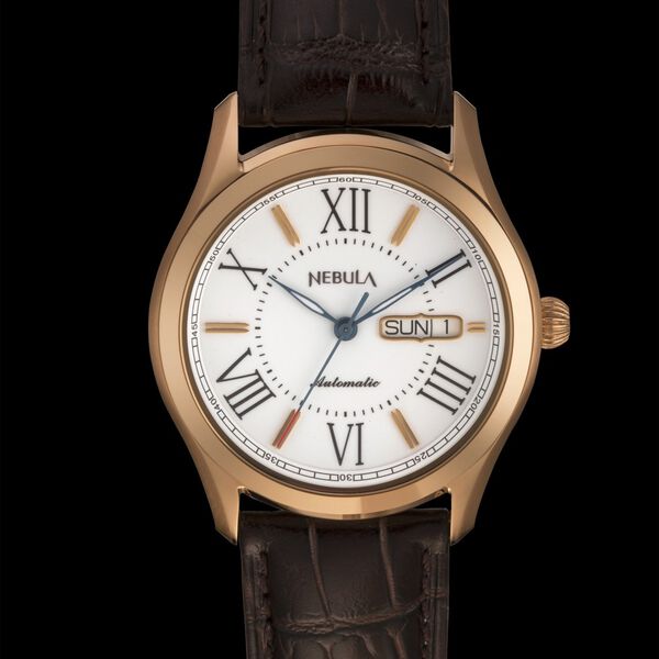 Titan Nebula Swiss Automatic 18 Karat Solid Gold Watch for Men - image number 3