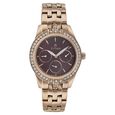 Titan Quartz Multifunction Maroon Dial Stainless Steel Strap Watch for Women - image number 0
