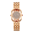 Titan Raga Paris, with Love Quartz Analog Red Mirror Polished Dial Rose Gold Stainless Steel Strap Watch For Women - image number 1