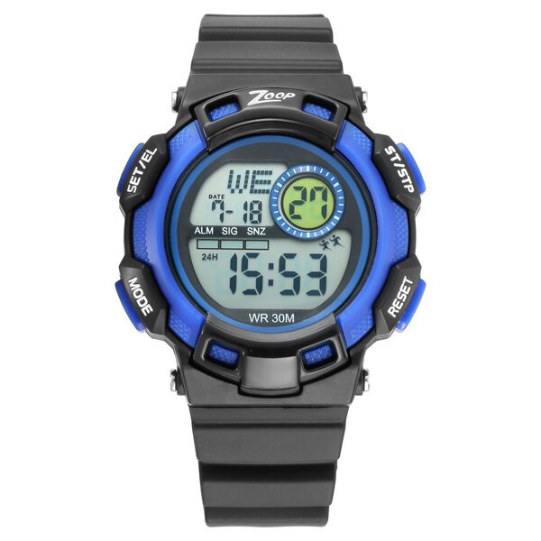 Zoop Digital Watch with Digital Dial & Black Strap for Boys Kids, from House of Titan - image number 0