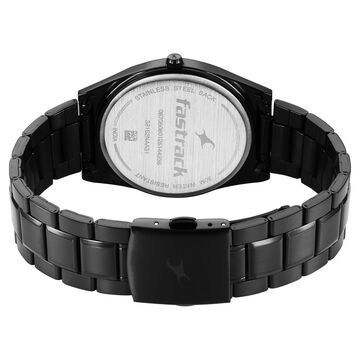 Fastrack Stunners X Quartz Analog Green Dial Stainless Steel Strap Watch For Guys