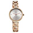 Vyb Manifester By Fastrack Quartz Analog Silver Dial Rose Gold Metal Strap Watch For Girls - image number 2