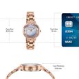 Sonata Jashn Quartz Analog Pink Mother Of Pearl Dial Rose Gold Metal Strap Watch For Women - image number 3