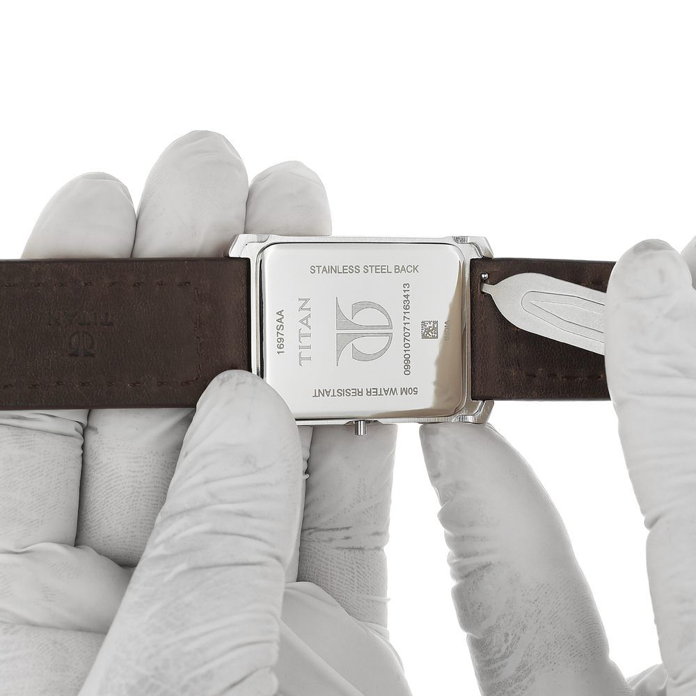 Buy Online 24 mm Brown Genuine Leather Straps for Men 1001131824s p Titan