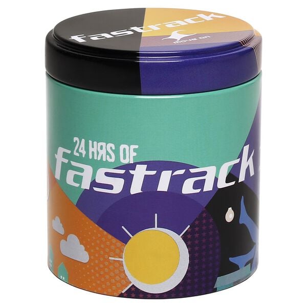 Fastrack Space Rover Quartz Analog Brown Dial Stainless Steel Strap Watch for Guys - image number 5