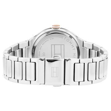 Tommy Hilfiger Quartz Analog Rose Gold Dial Multicoloured Stainless Steel Strap Watch For Women