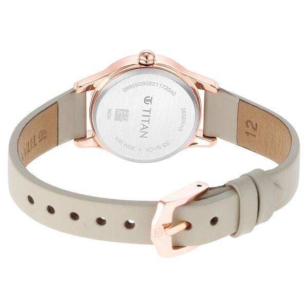 Titan Women's Lagan Chic: Studded Brown Dial watch with & Elegant Hands - image number 5