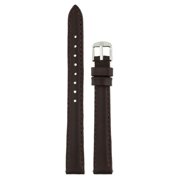 12 mm Brown Genuine Leather Strap for Women - image number 0