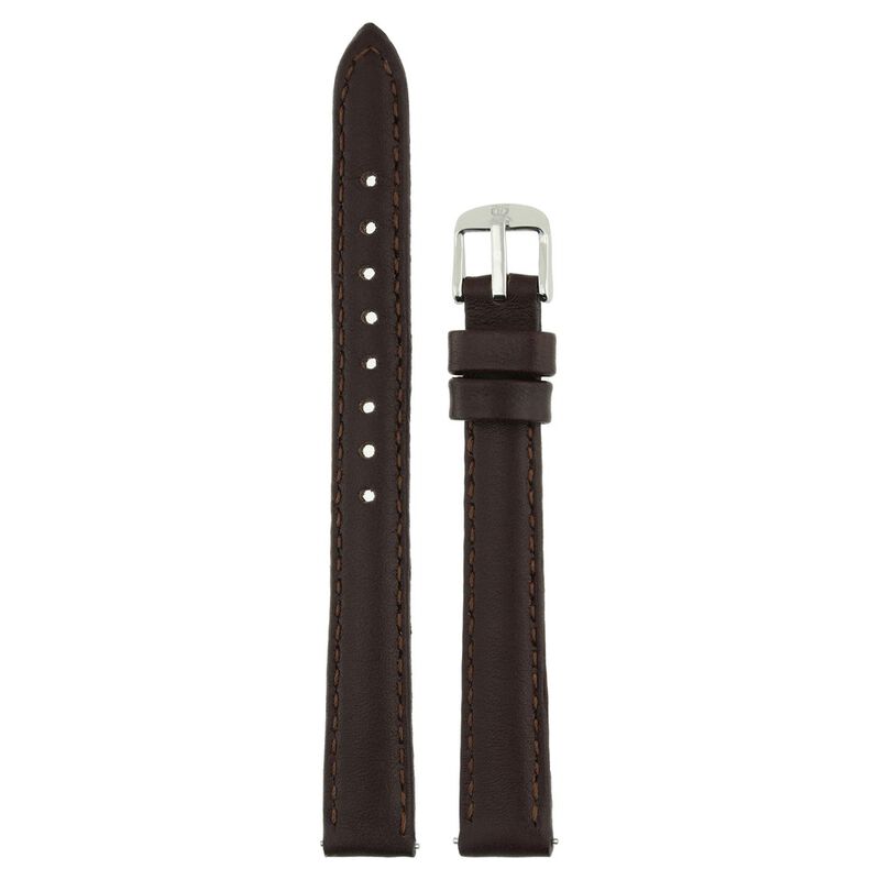 12 mm Brown Genuine Leather Strap for Women