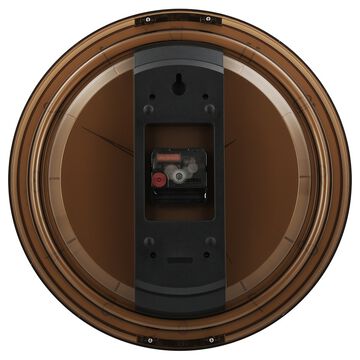 Titan Contemporary Multicoloured Wall Clock with a partly Semi-transparent Dial 33.80 x 33.80 cm - Medium Size