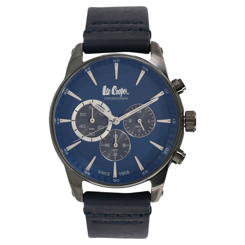 Orologio Lee Cooper Elegante LC06977.061 – Uomo – Multifunzione – Cinturino In Silicone E Cassa In Metallo